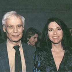 Deborah Aitken with Jacques Castèréde